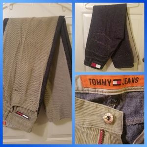 TOMMY HILFIGER Orange Label Corduroy & Denim Jeans